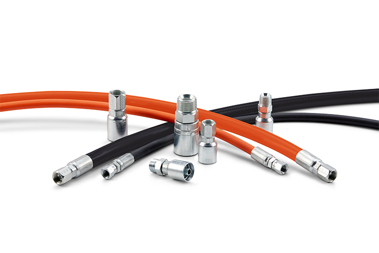 Hydraulic hoses and assemblies